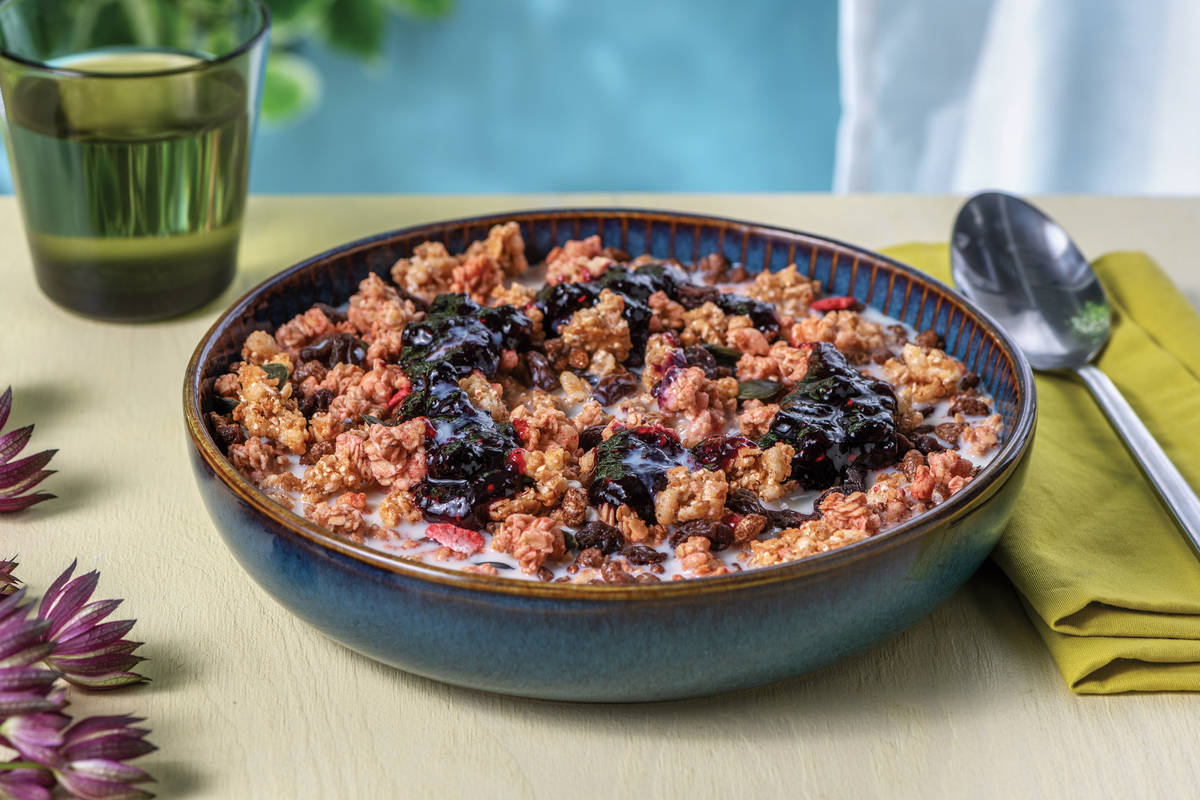 Raspberry & Blackcurrant Granola