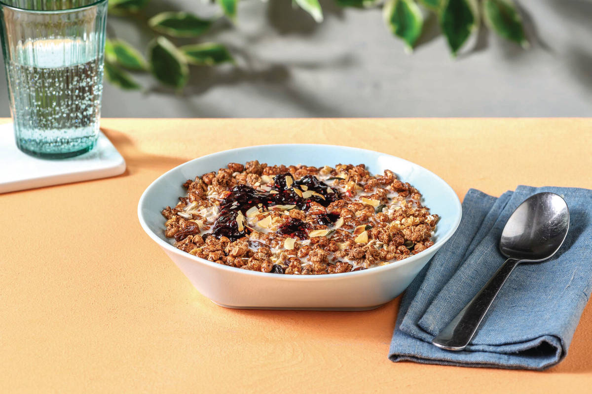 Raspberry & Blackcurrant Granola