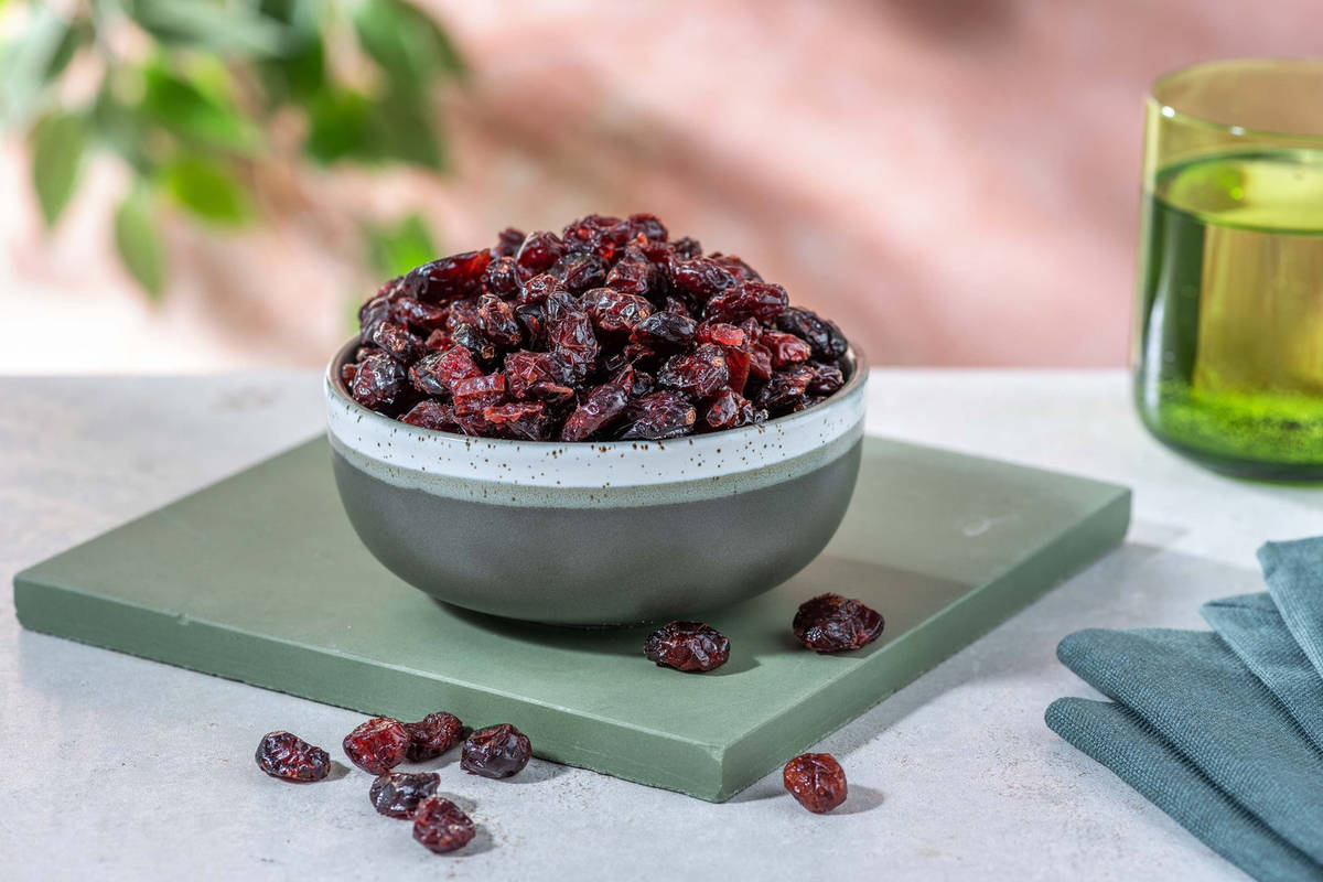 Gezoete cranberries