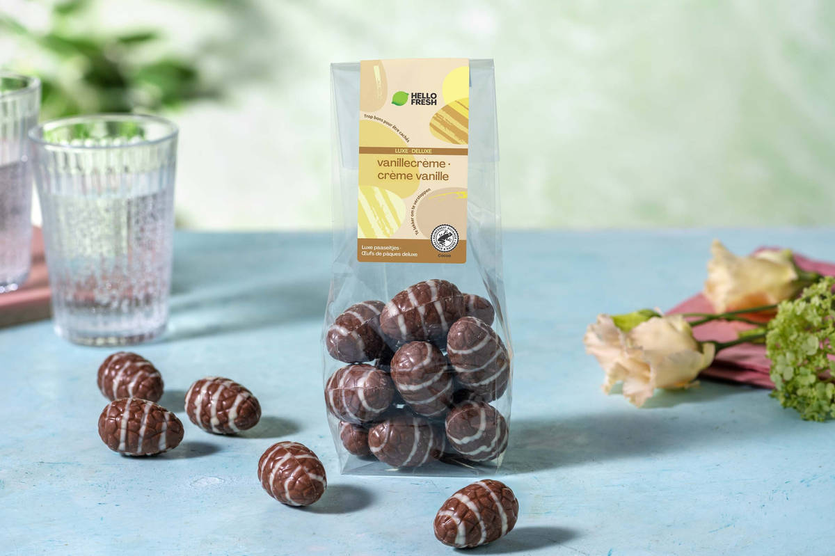 Luxe paaseitjes Vanilla Creme (150g) FR/NL