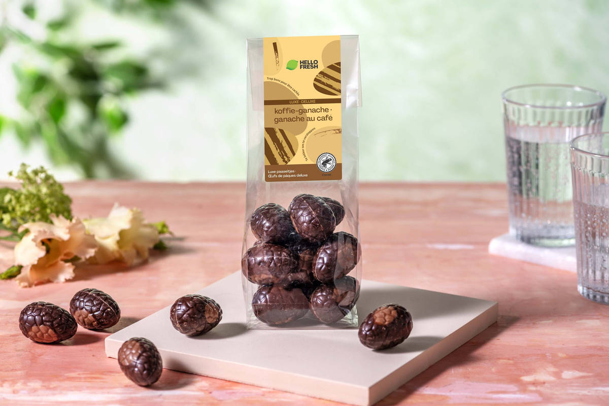 Luxe paaseitjes Koffee Ganache (150g) FR/NL