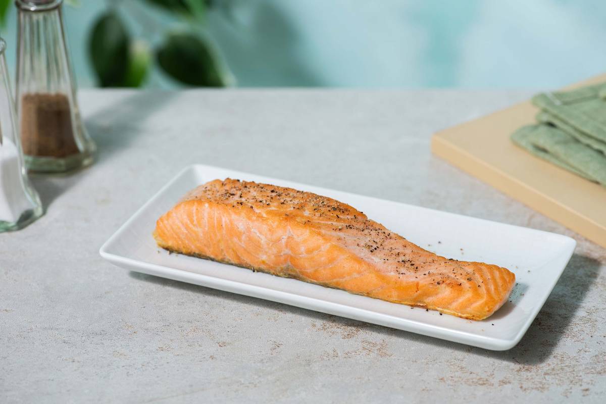 Zalmfilet met huid