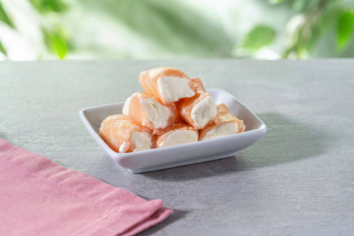 Zalm-roomkaas rolletje