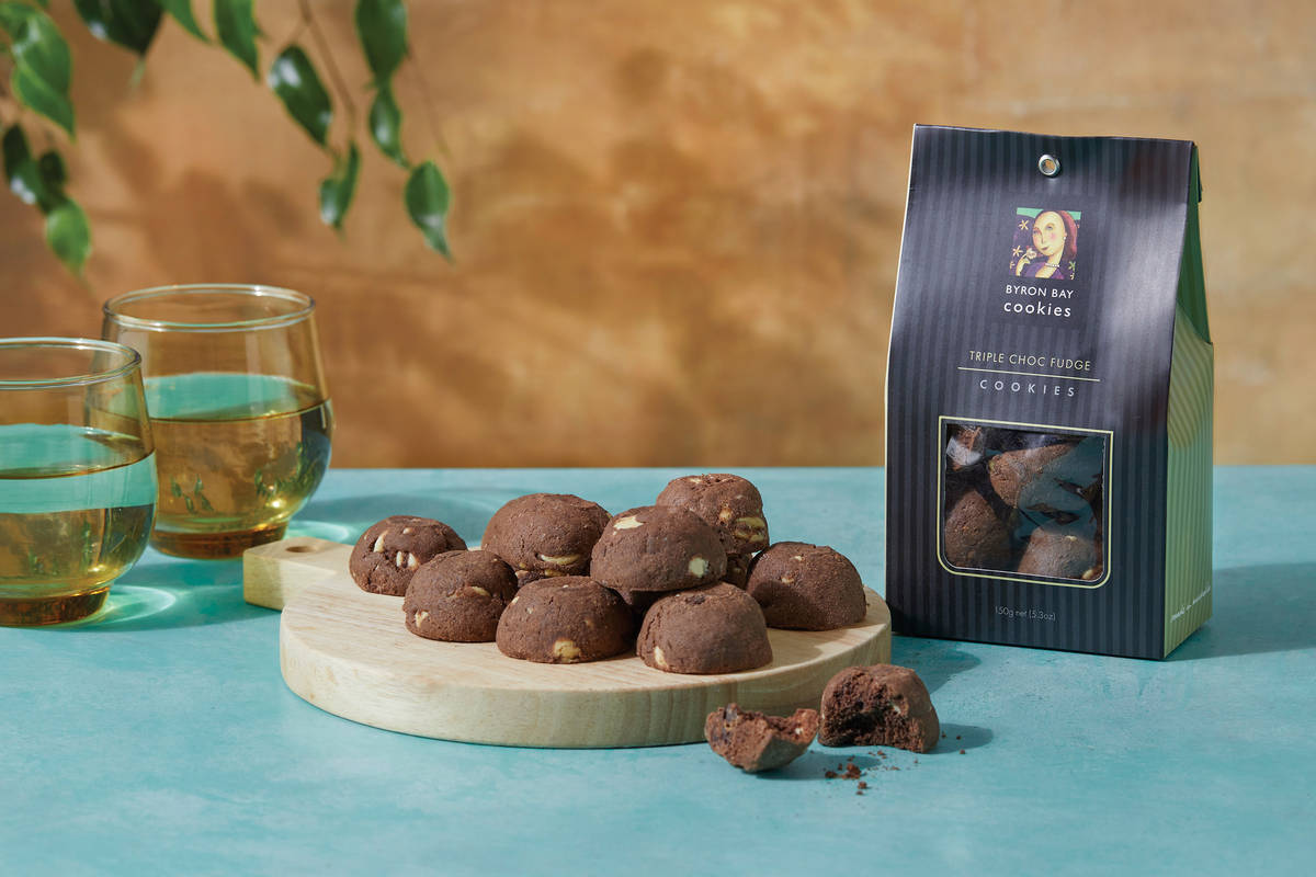 Triple Choc Fudge Cookies