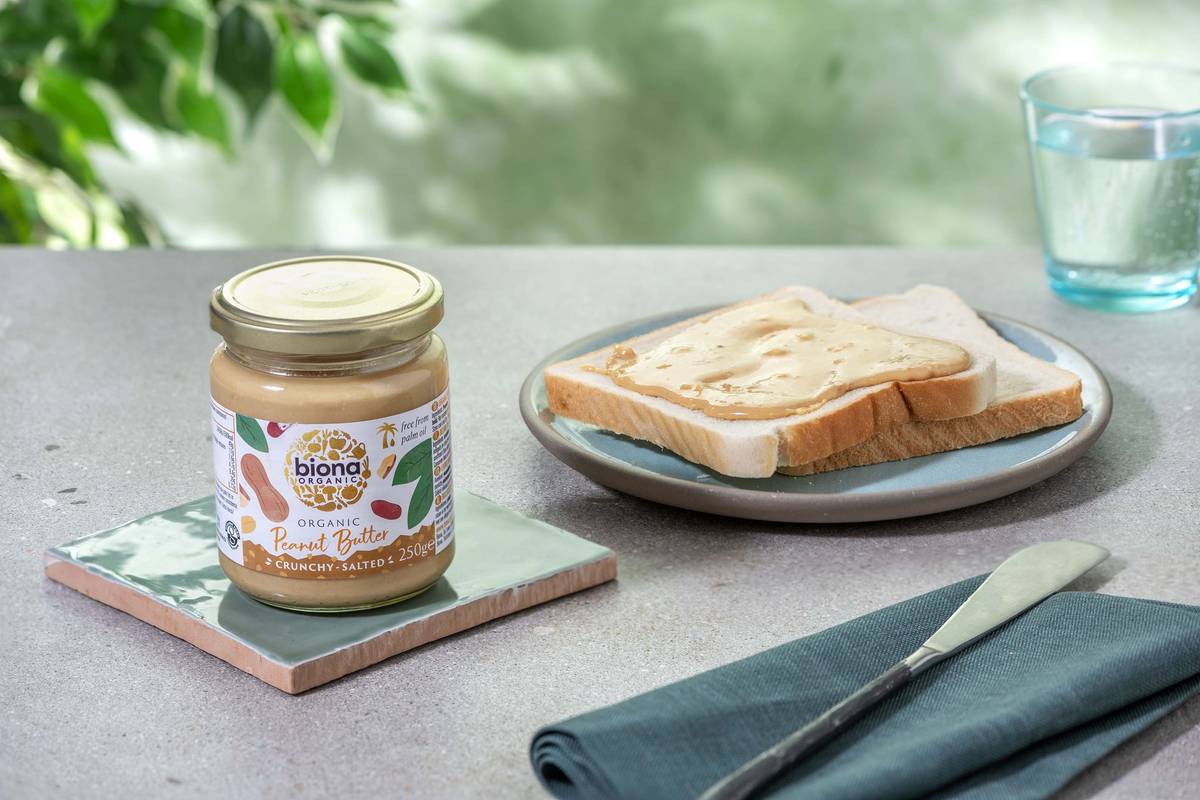 BIO Biona Peanut Butter Crunchy Salted EN/FR/NL (250g)