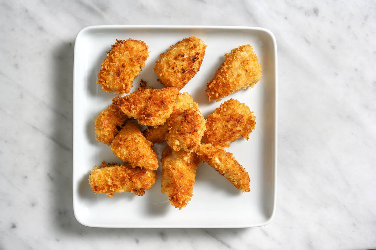 Vegetarische nuggets met cornflakes (20 stuks) als extra