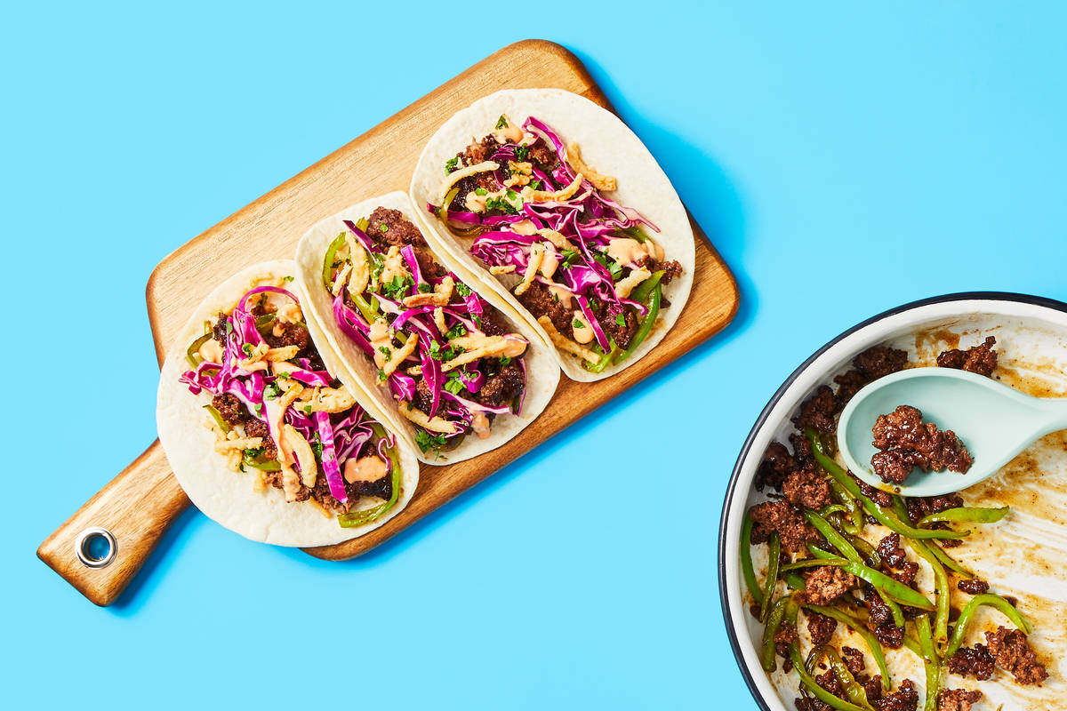 One-Pan Shrimp Stir-Fry Tacos