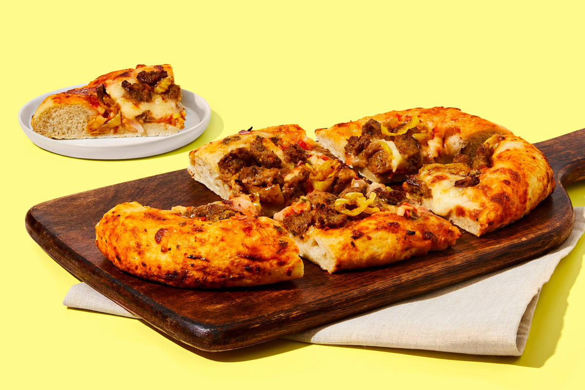 Pork Sausage & Pepper Focaccia Flatbread