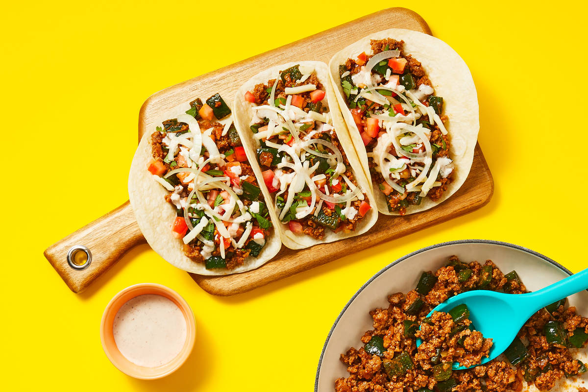 One-Pan Beef Carnitas Tacos