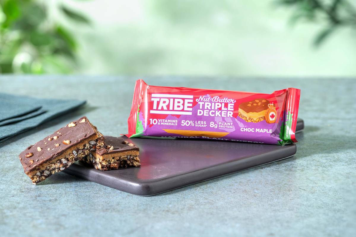 Tribe Triple Decker Protein Bar Chocolate Maple FR/NL (40g)