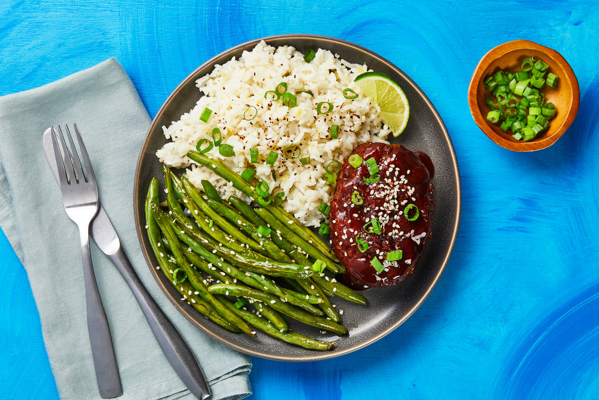 Meatloaves with a Sweet Chili Glaze