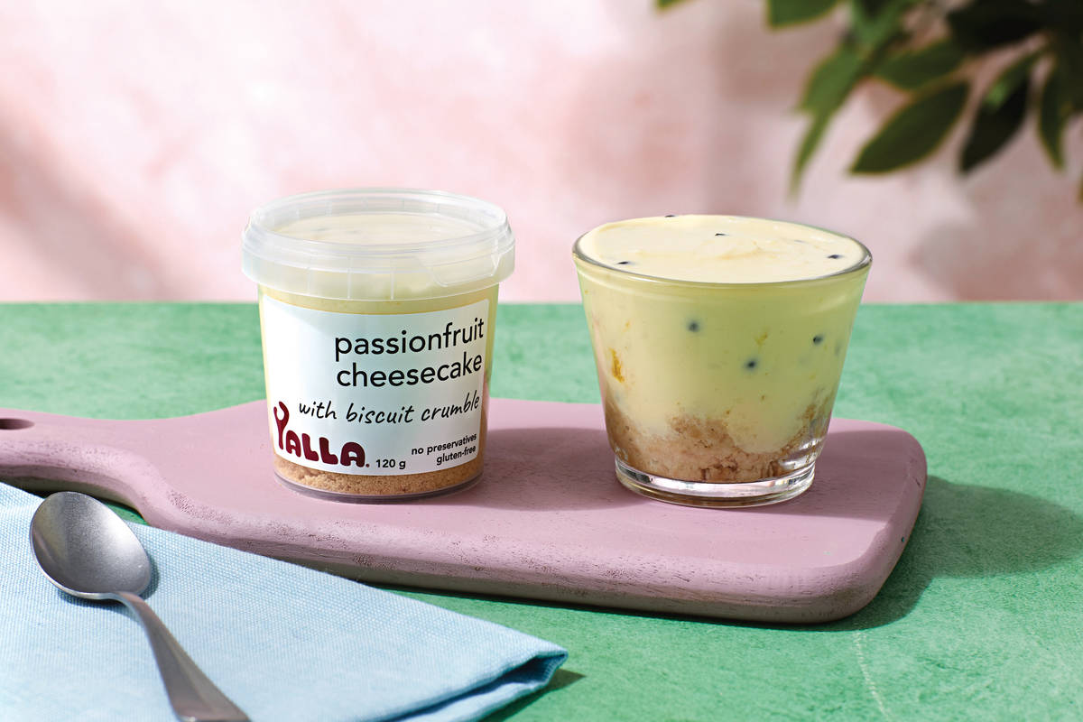 Passionfruit Cheesecake & Biscuit Crumble