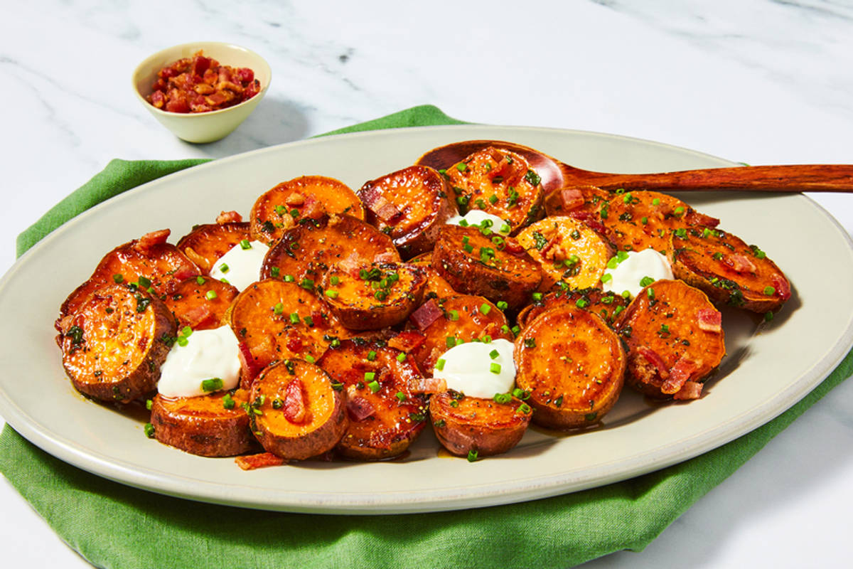Maple-Sage Roasted Sweet Potatoes