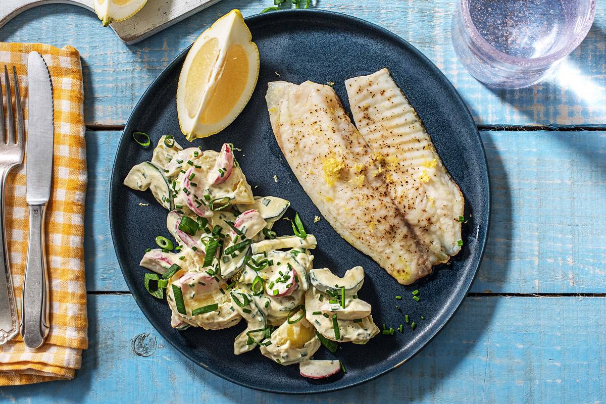 Zitroniges Fischfilet aus dem Varoma