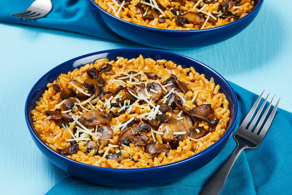 Mushroom & Thyme Risotto with Chicken