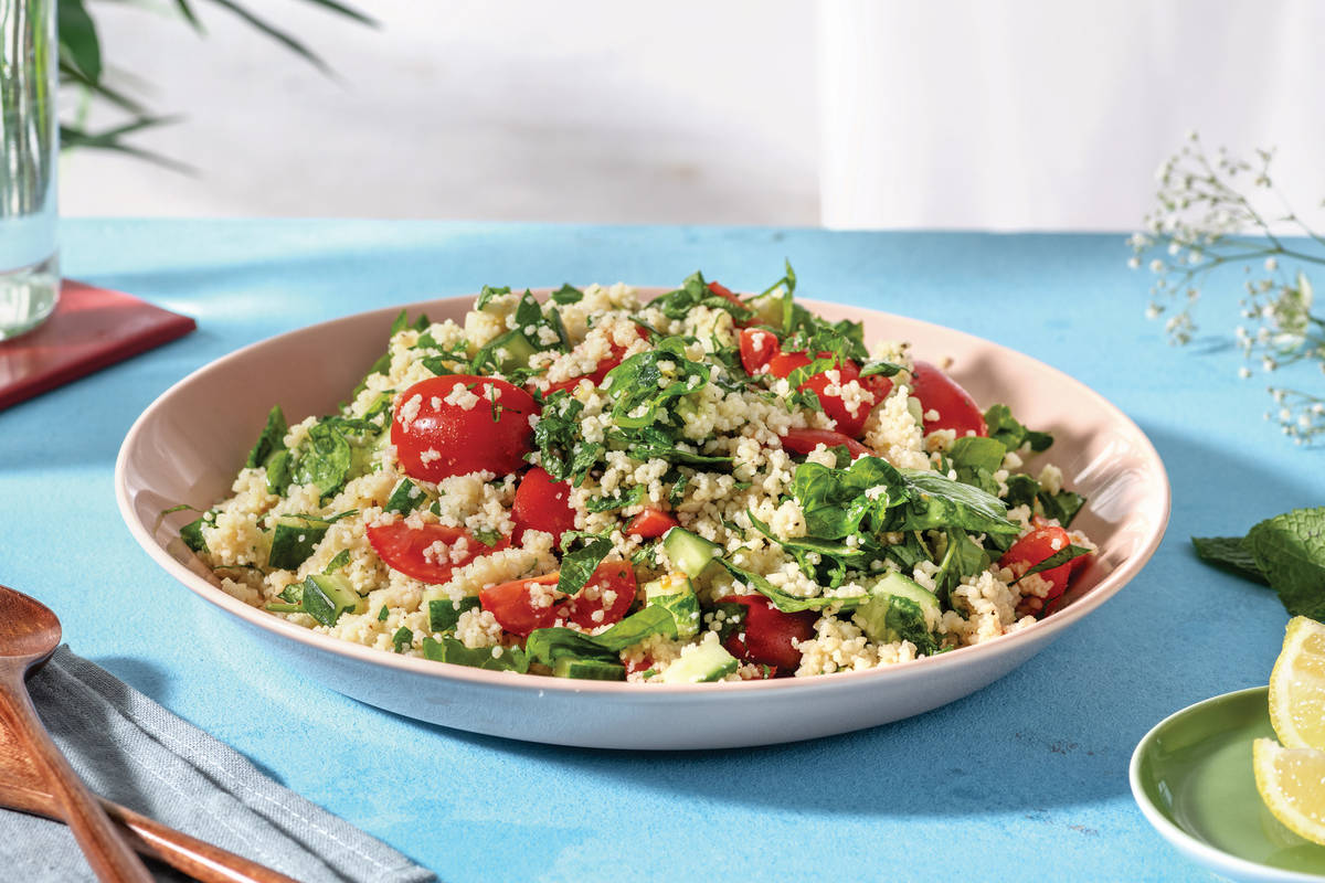 Cherry Tomato & Herb Couscous Tabbouleh