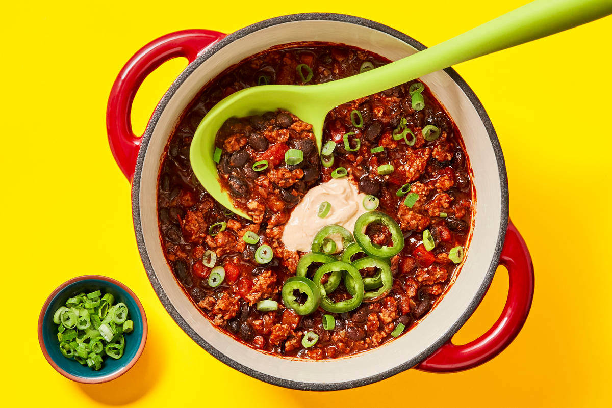 One-Pot Cowboy Turkey & Black Bean Chili
