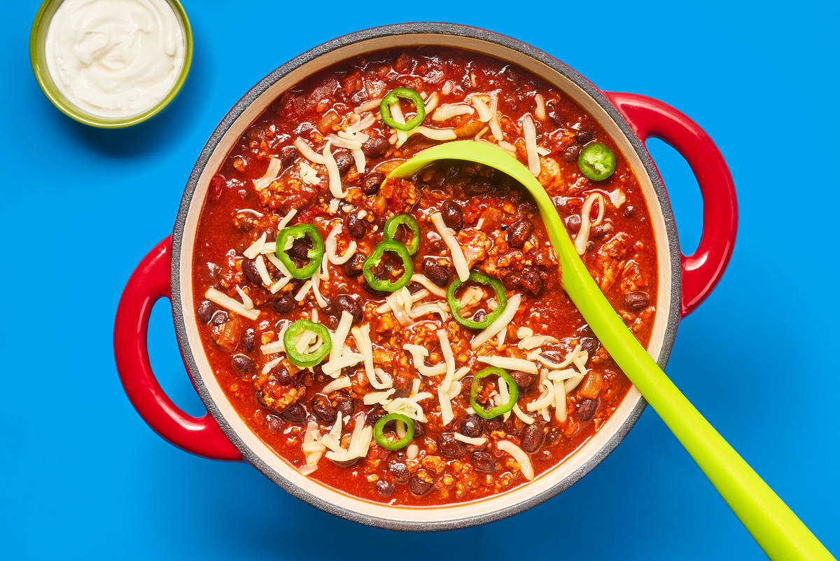 One-Pot Beef & Black Bean Chili