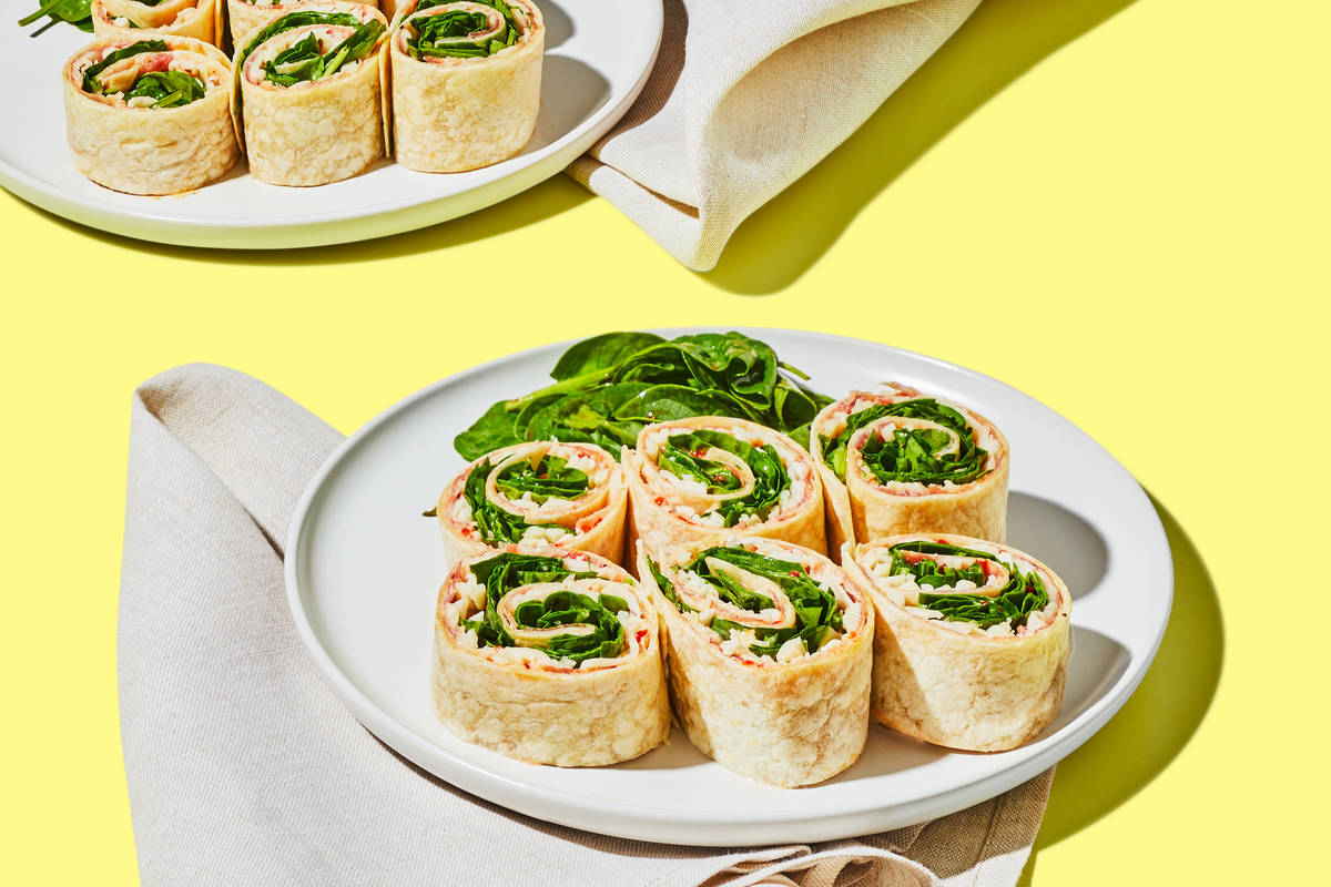 TEST TEST Prosciutto, Mozz & Spinach Roll-Ups