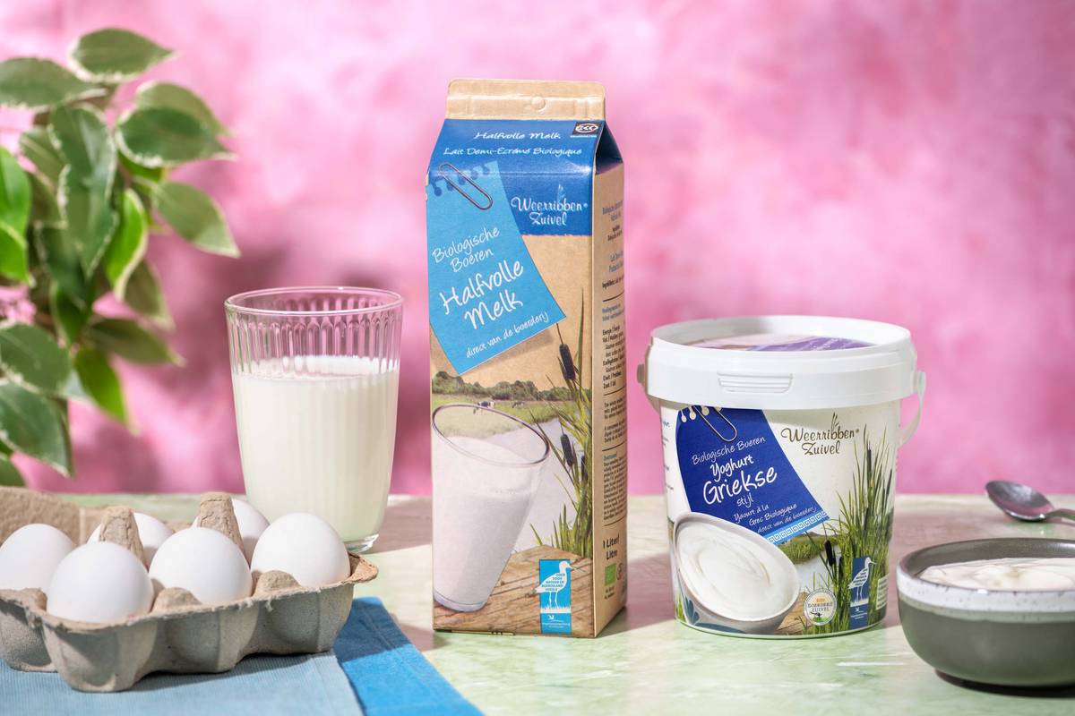 Œufs, yaourt et lait