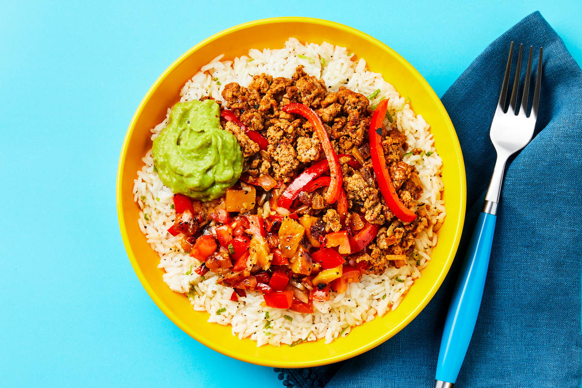 Spiced Organic Beef Burrito Bowls