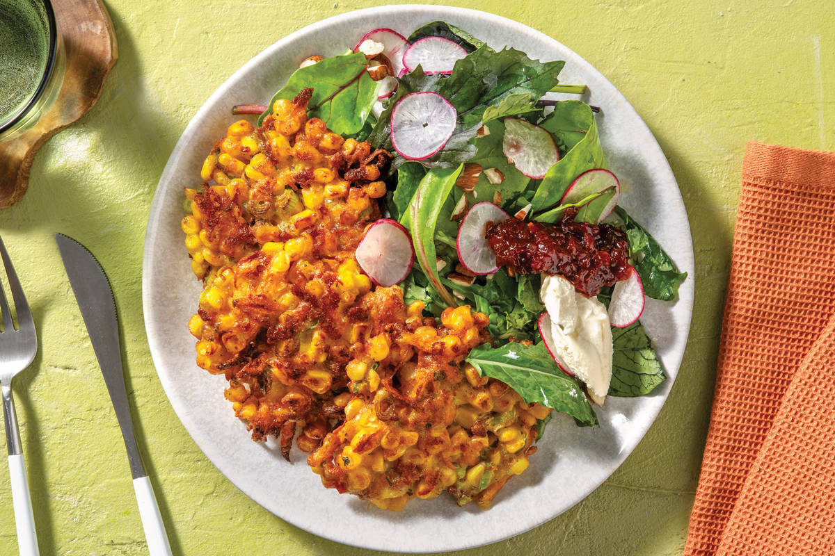 Crackin' Christmas Corn & Bacon Fritters