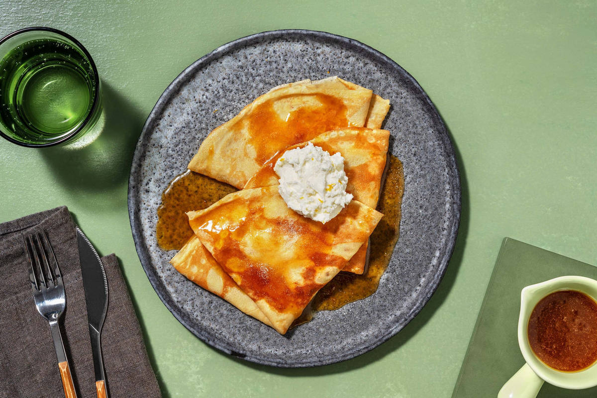 Crêpes façon Suzette
