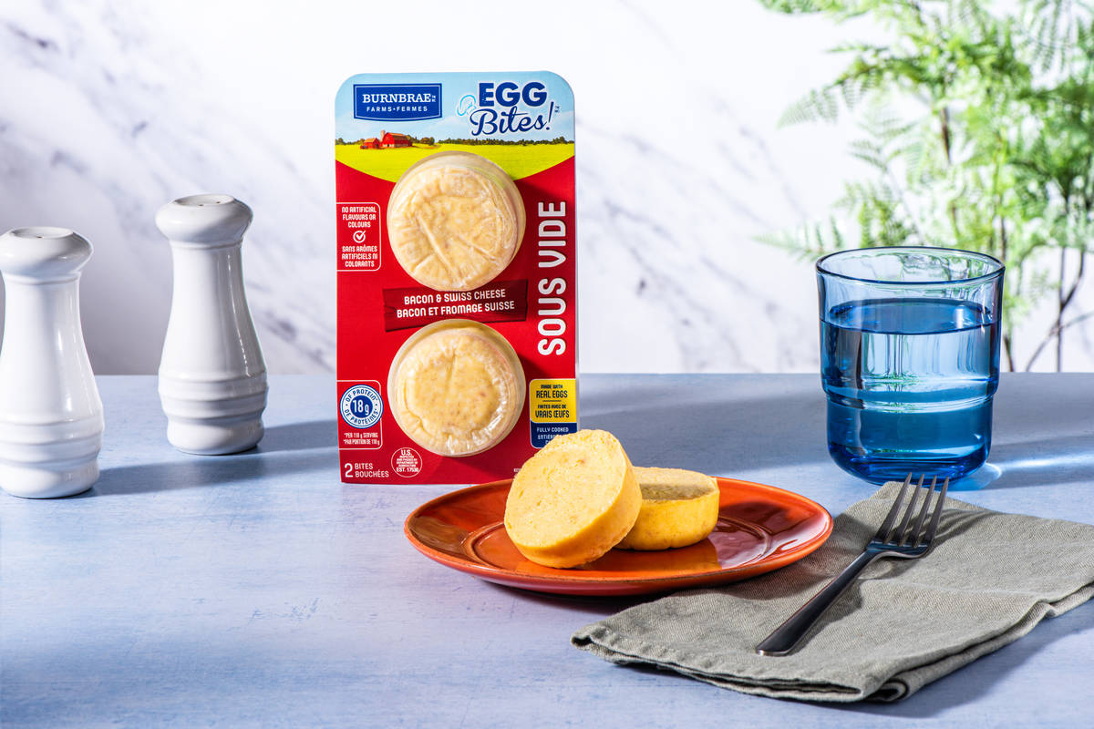 Burnbrae Farms Bacon & Swiss Cheese Sous Vide EGGBites!