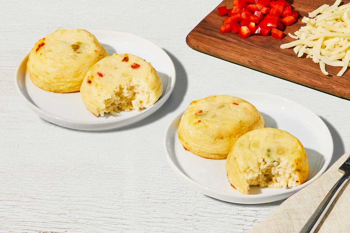 Bell Pepper & Swiss Egg White Bites
