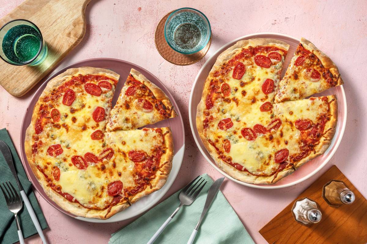 Pizza quattro formaggi - Dubbele portie