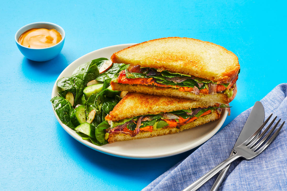 Bacon, Sweet Potato & Onion Sandos