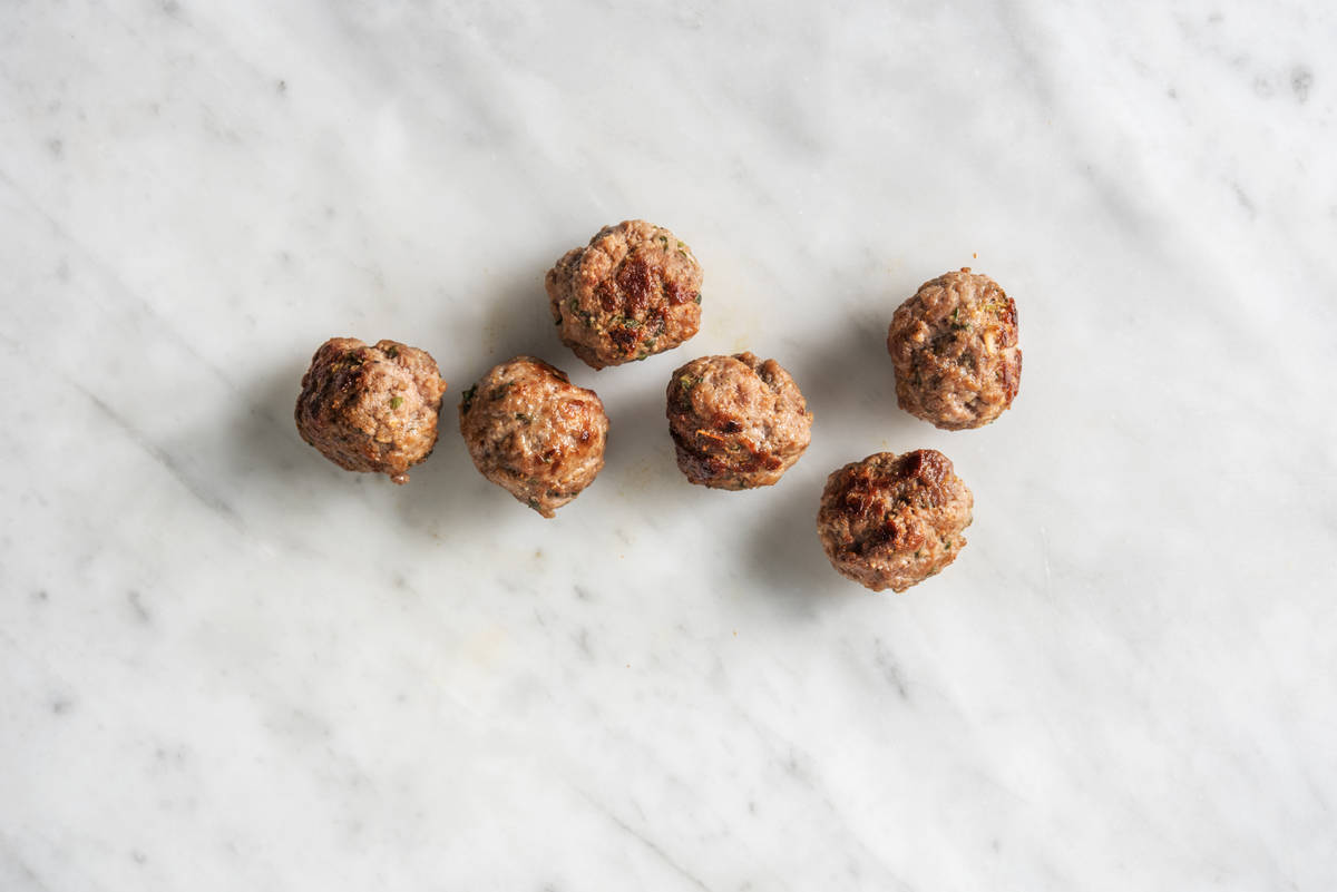 Boulettes de bœuf haché assaisonnées aux épices Kefta en extra
