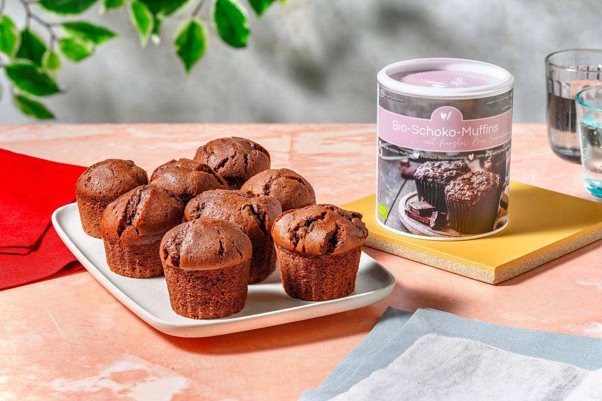 Bio Schokomuffins Backmischung