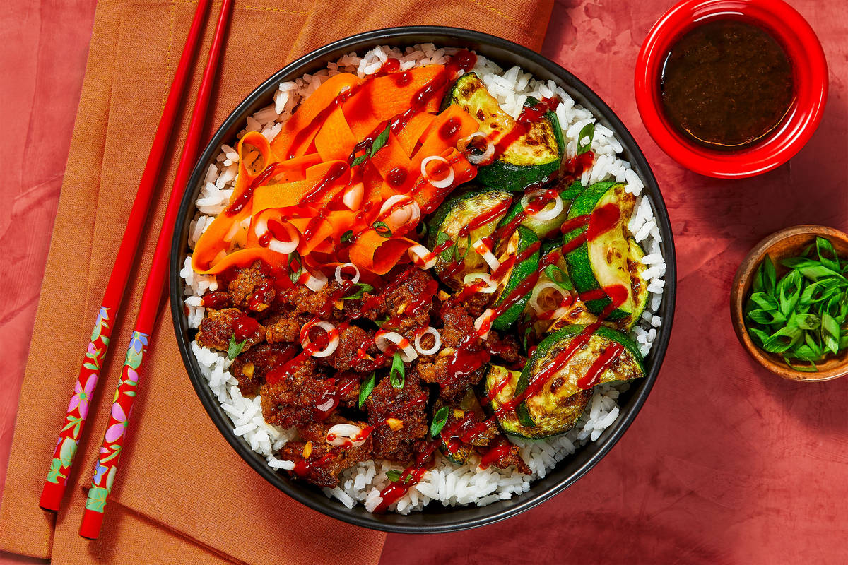Chicken & Zucchini Bibimbap