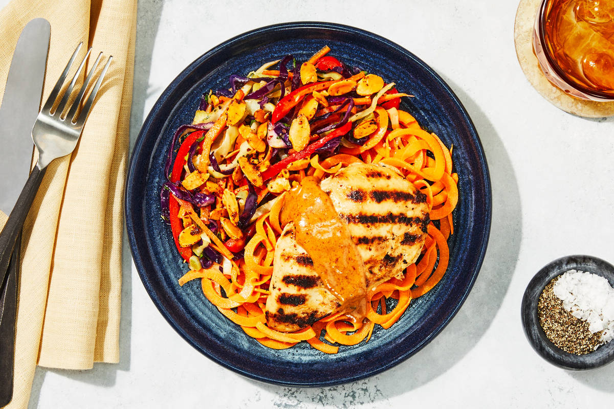 Poulet thaï aux amandes