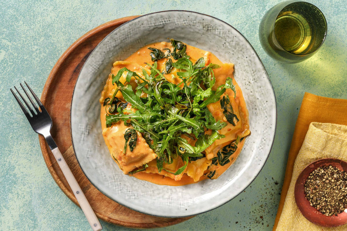 One-Pot Girasoli mit extra Lachsfilet