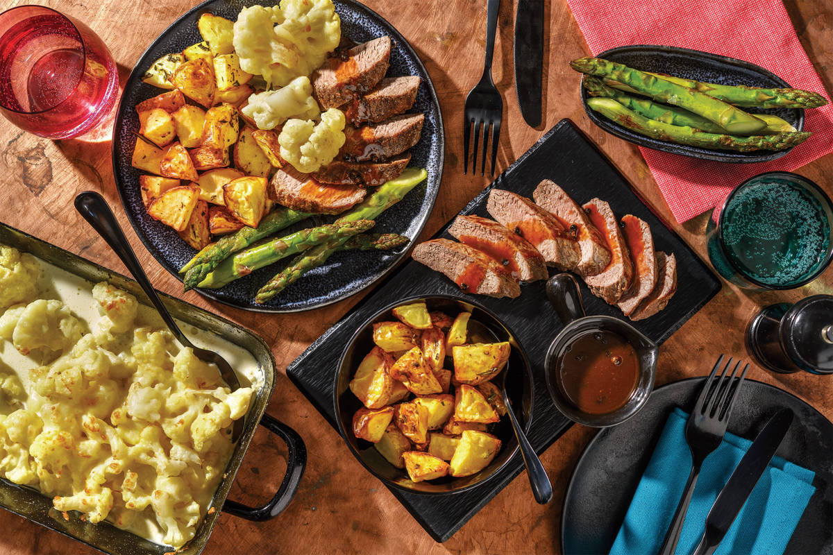 English Lamb Roast & Peppercorn Sauce