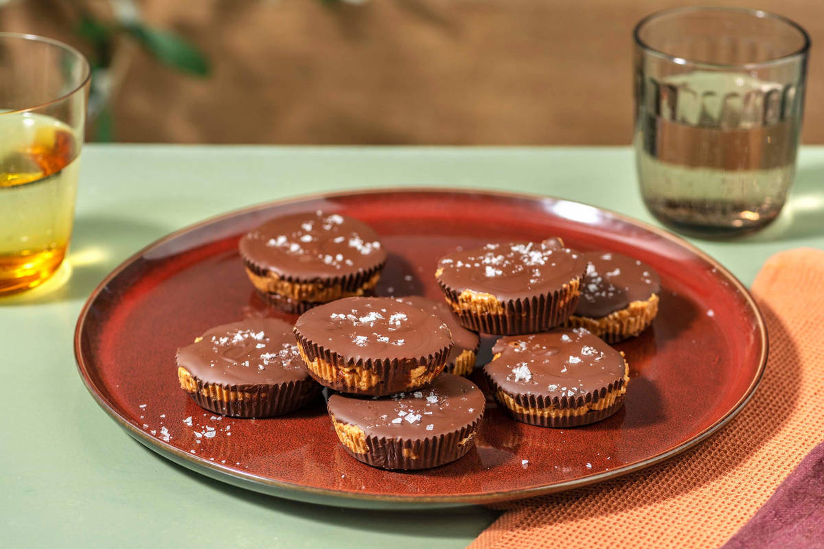 Coupes au beurre d’arachides et au chocolat en extra