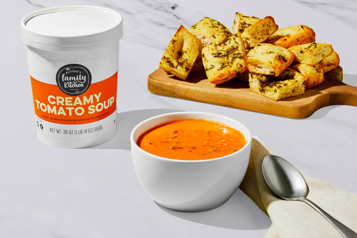 Creamy Tomato Soup + Focaccia