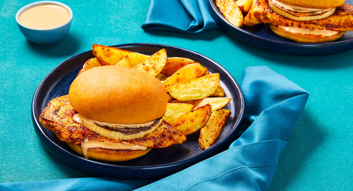 Cajun Chicken Sandwiches with Bacon