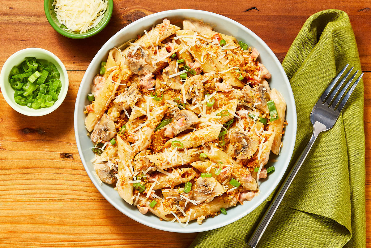 Chicken Sausage & Mushroom Truffle Penne