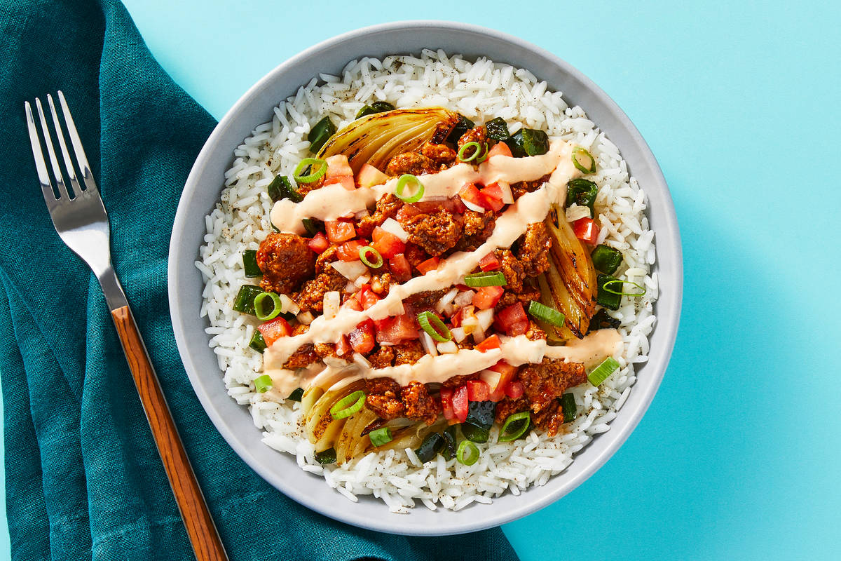 Saucy Beef Burrito Bowls