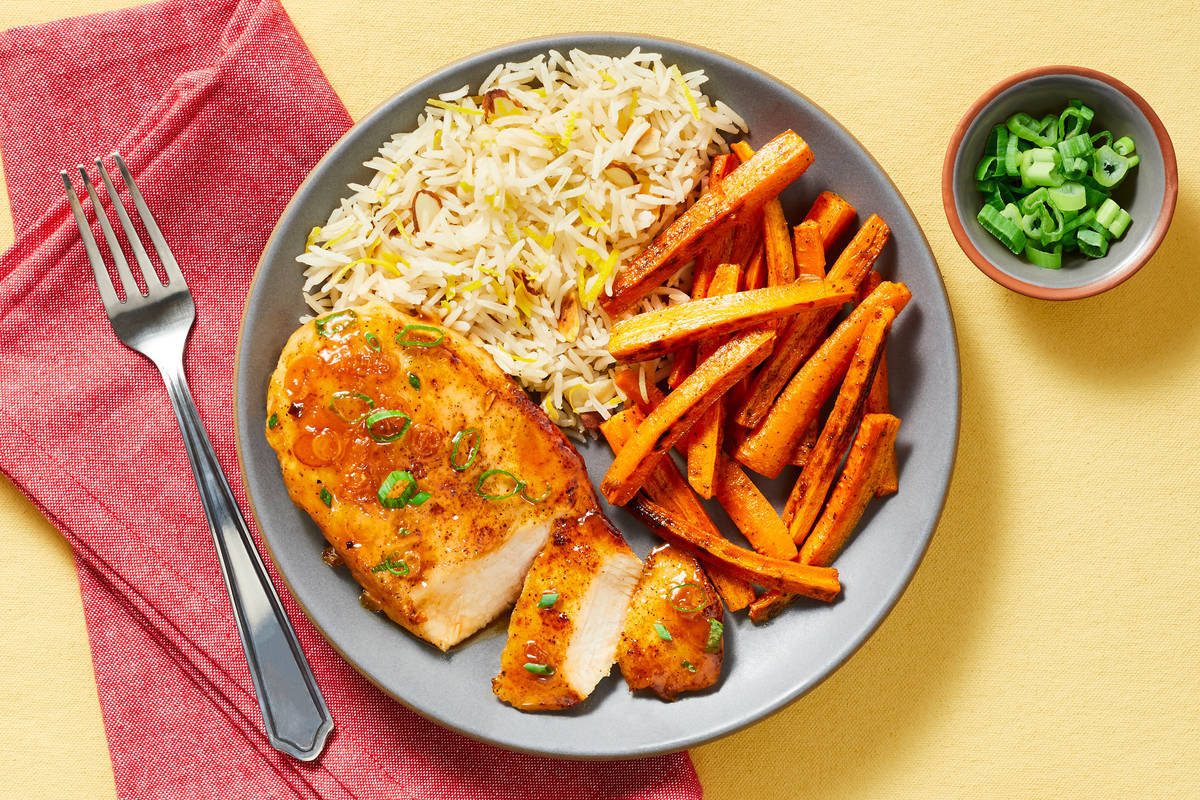 Turkish-Spiced Chicken in Apricot Sauce