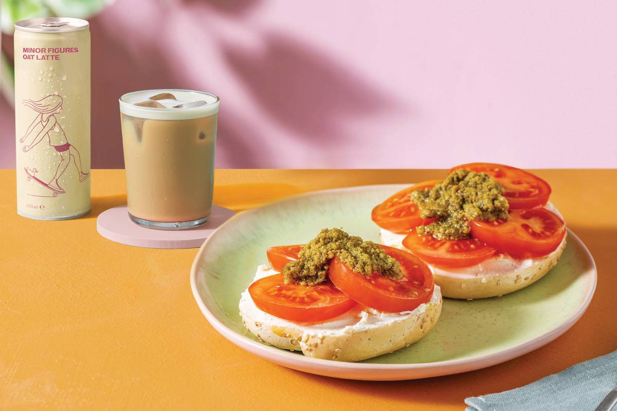 Cold Brew Latte & Bagel Bundle