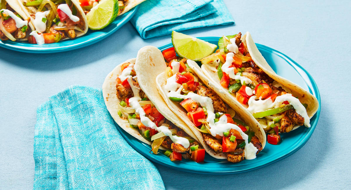 Chicken & Green Bell Pepper Fajitas