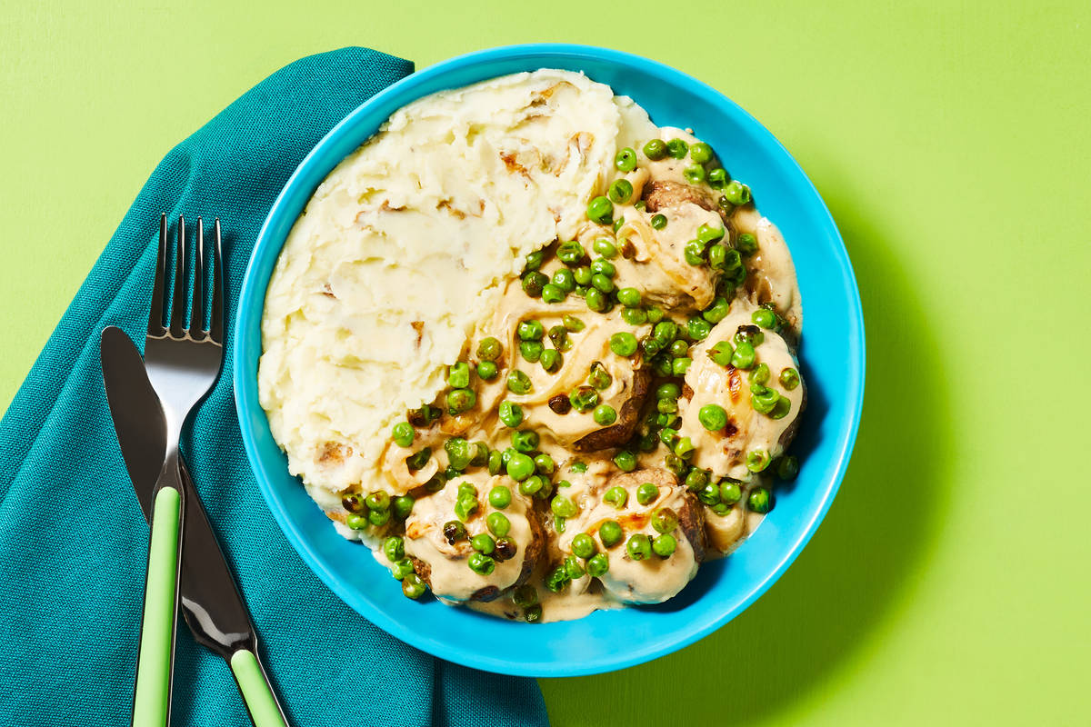Organic Beef Meatballs & Onion Gravy