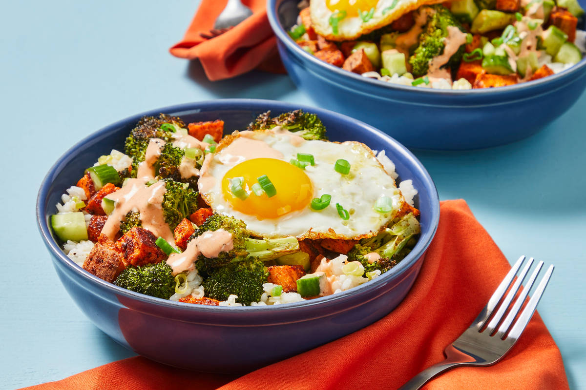 Sweet Potato & Broccoli Donburi