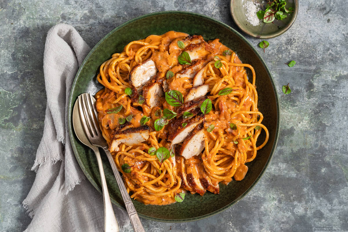 Spaghetti Recipe Baked Chicken Spaghetti With Marinara Sauce