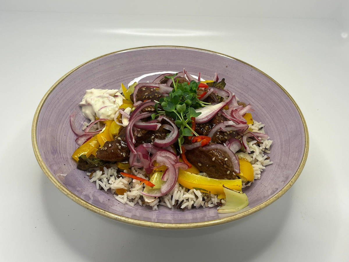 Koreanische Rindersteak-Bowl