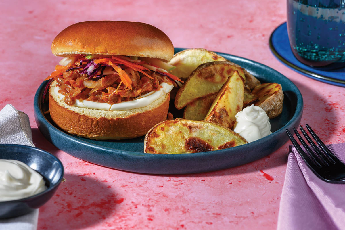 Southern BBQ Pulled Pork Burger